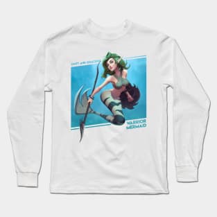 Warrior Mermaid Long Sleeve T-Shirt